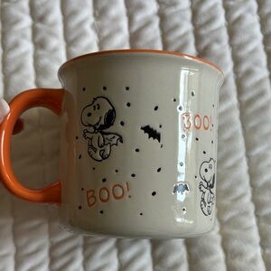 Peanuts Halloween Mug - Orange and Cream